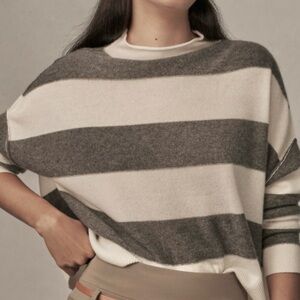 Pilcro The Alani Cashmere Mock-Neck Sweater by Anthropologie